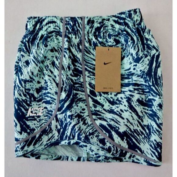 Nike DQ6673-379 Women's Sz XS Turquoise Dri-FIT Icon Clash Tempo Running Shorts - Picture 4 of 7